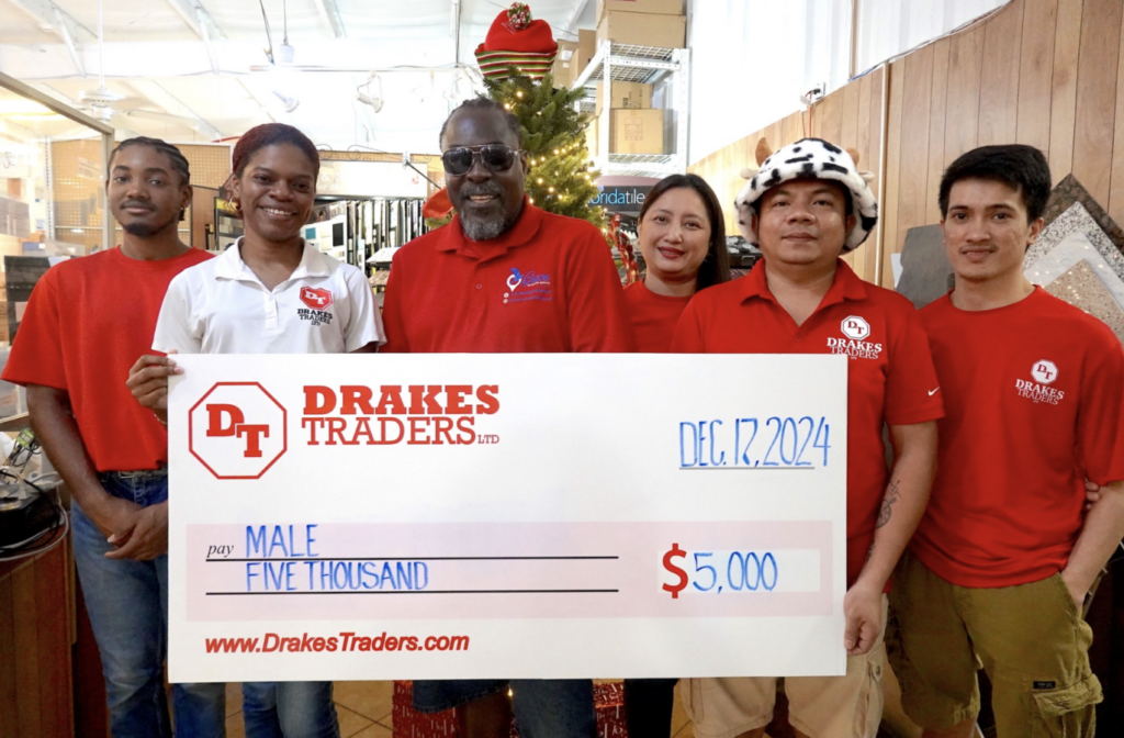 Drakes Traders donates $5K to MALE non-profit